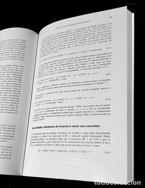 Libros de segunda mano: GALICIA. SEVERIDADE SOLAR E SEVERIDADE CLIMATICA. MANUEL VAZQUEZ. CLIMA. UNIV. DE VIGO. - Foto 4
