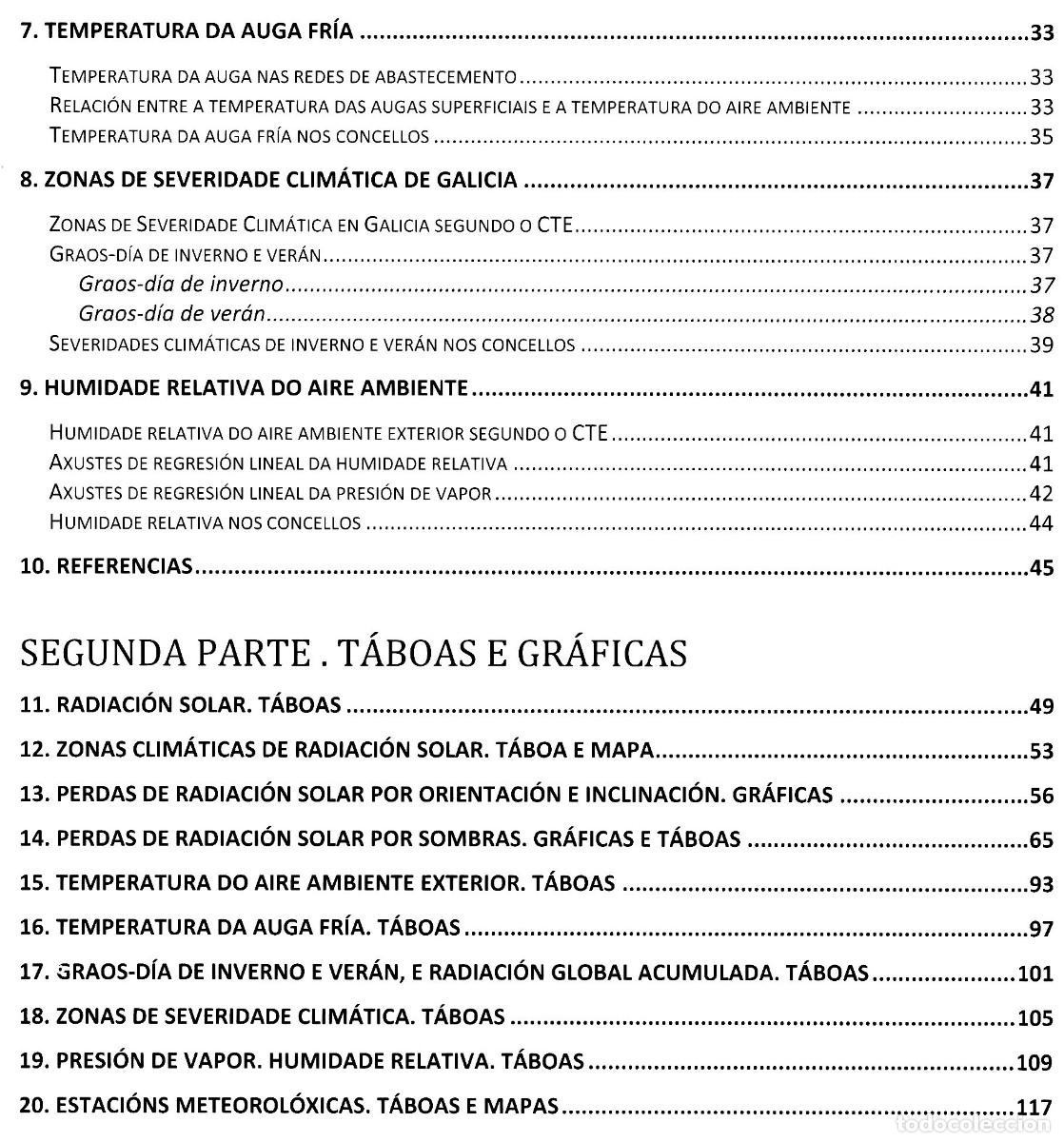 Libros de segunda mano: GALICIA. SEVERIDADE SOLAR E SEVERIDADE CLIMATICA. MANUEL VAZQUEZ. CLIMA. UNIV. DE VIGO. - Foto 9