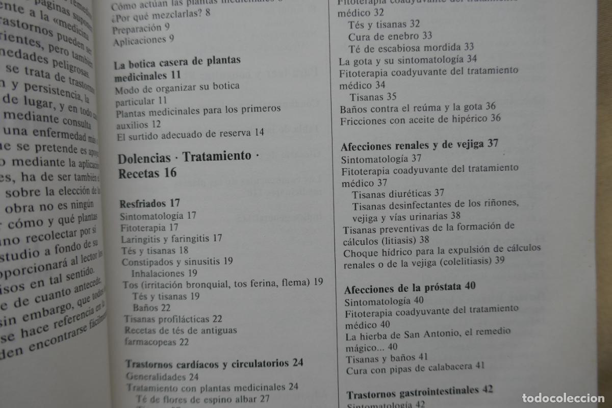 Libros de segunda mano: Recetario pr&aacute;ctico de plantas medicinales - PAHLOW, MANNFRIED - Foto 7