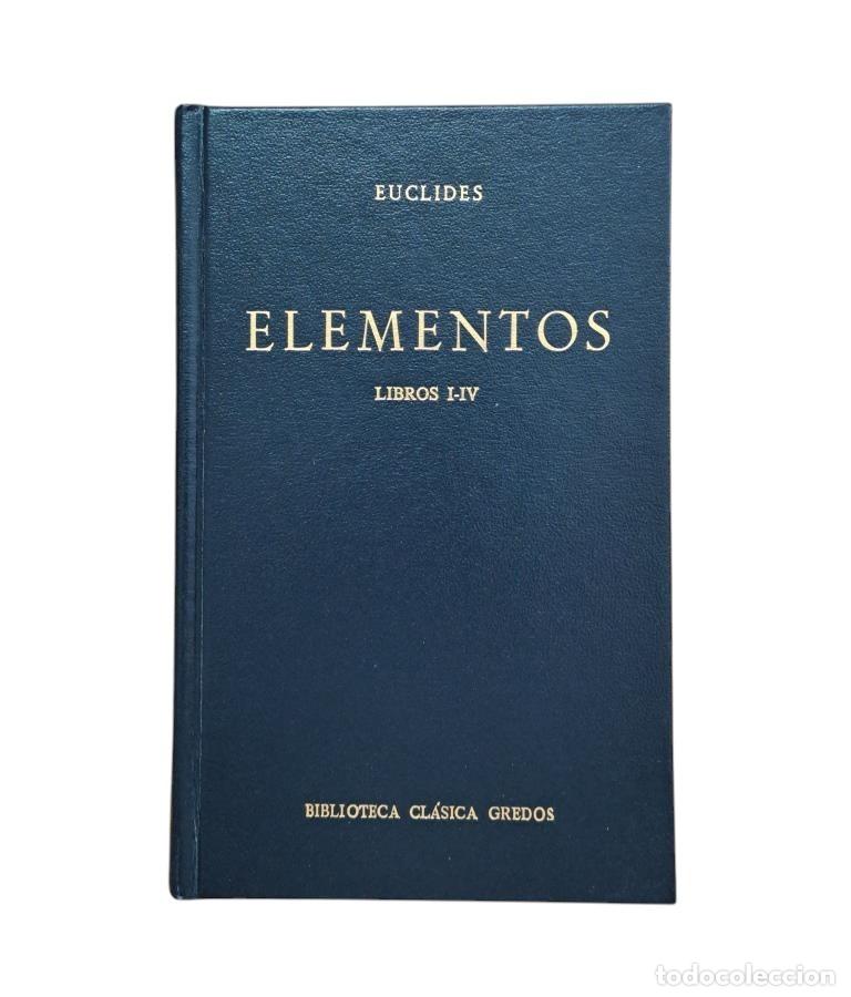 Libros de segunda mano de ciencias: Euclides.- ELEMENTOS (Gredos, 1991) - Foto 1
