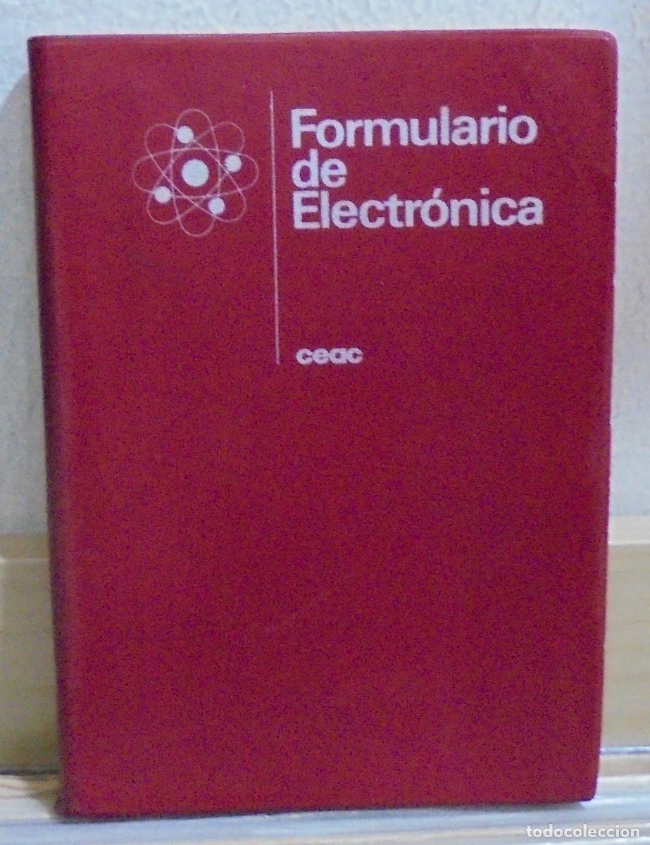 Libros de segunda mano de ciencias: Formulario de electr&oacute;nica. Francisco Ruiz Vasallo - Foto 1