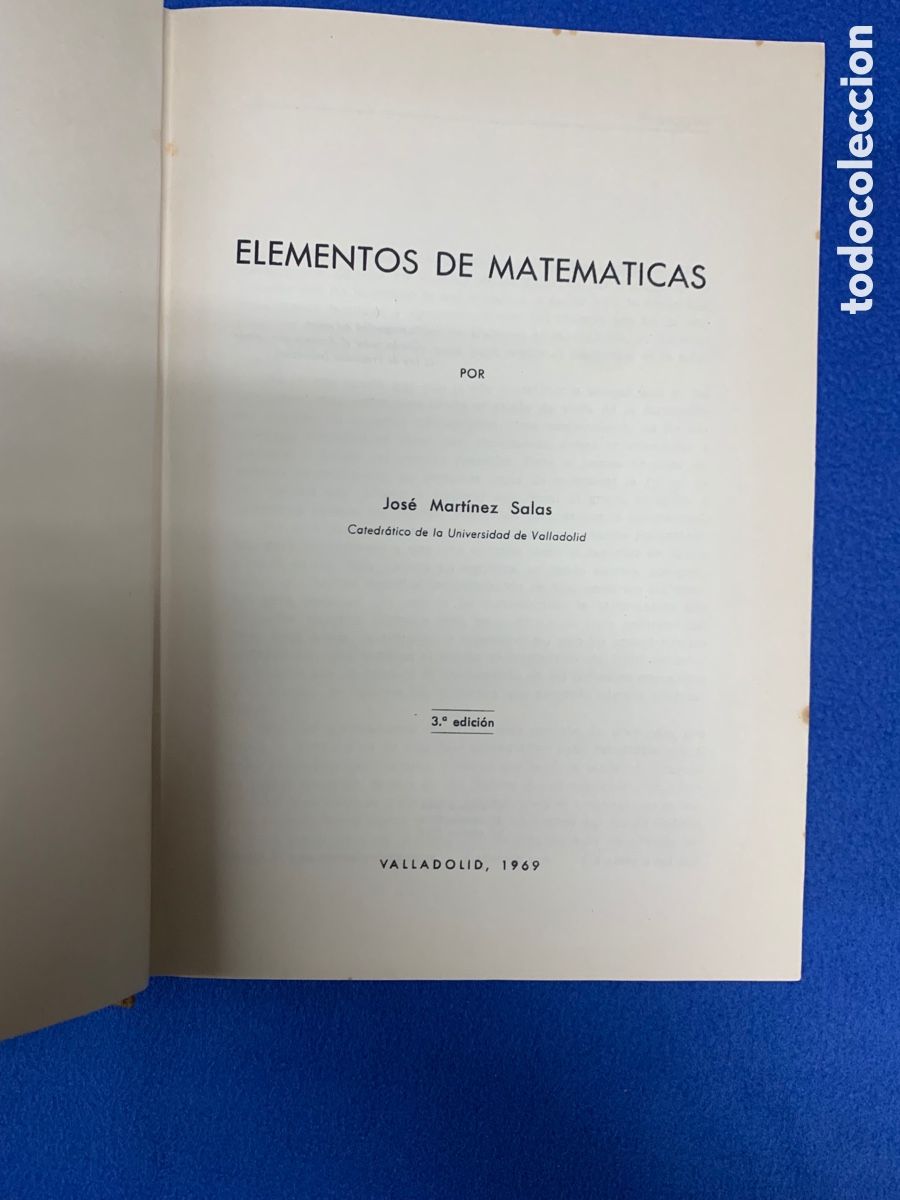 Libros de segunda mano de ciencias: Elementos de Matem&aacute;ticas - Foto 2