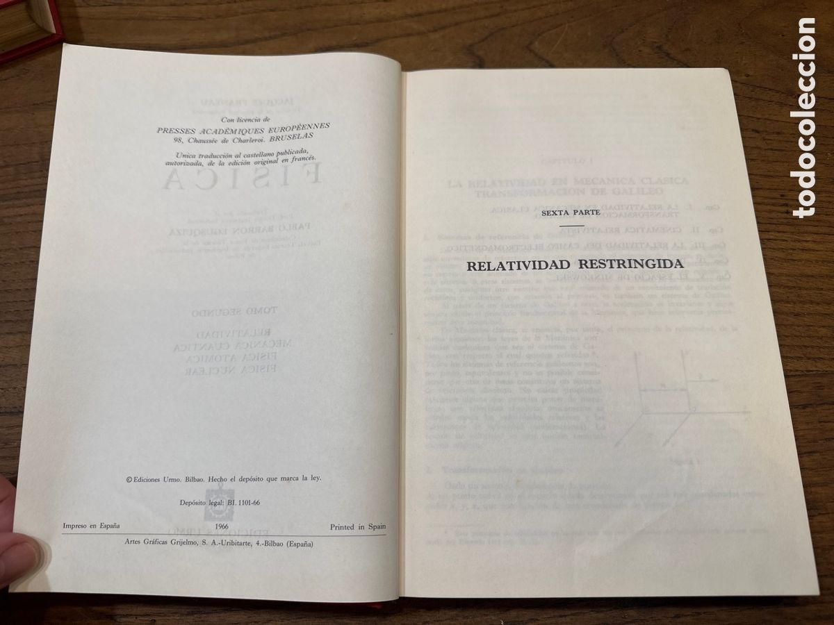 Libros de segunda mano de ciencias: F&Iacute;SICA. JACQUES FRANEAU. 2 TOMOS. EDICIONES URMO 1966. ILUSTRADOS. - Foto 14