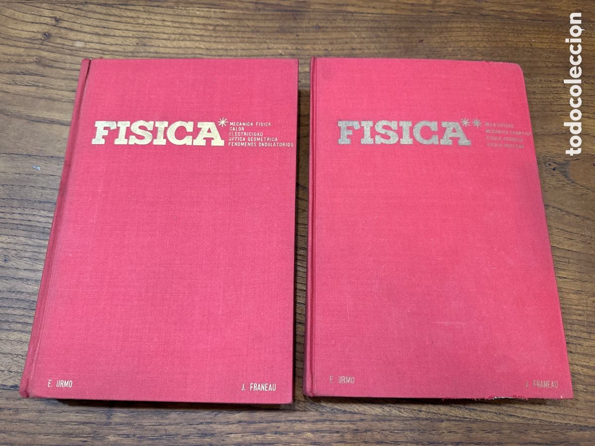 Libros de segunda mano de ciencias: F&Iacute;SICA. JACQUES FRANEAU. 2 TOMOS. EDICIONES URMO 1966. ILUSTRADOS. - Foto 1