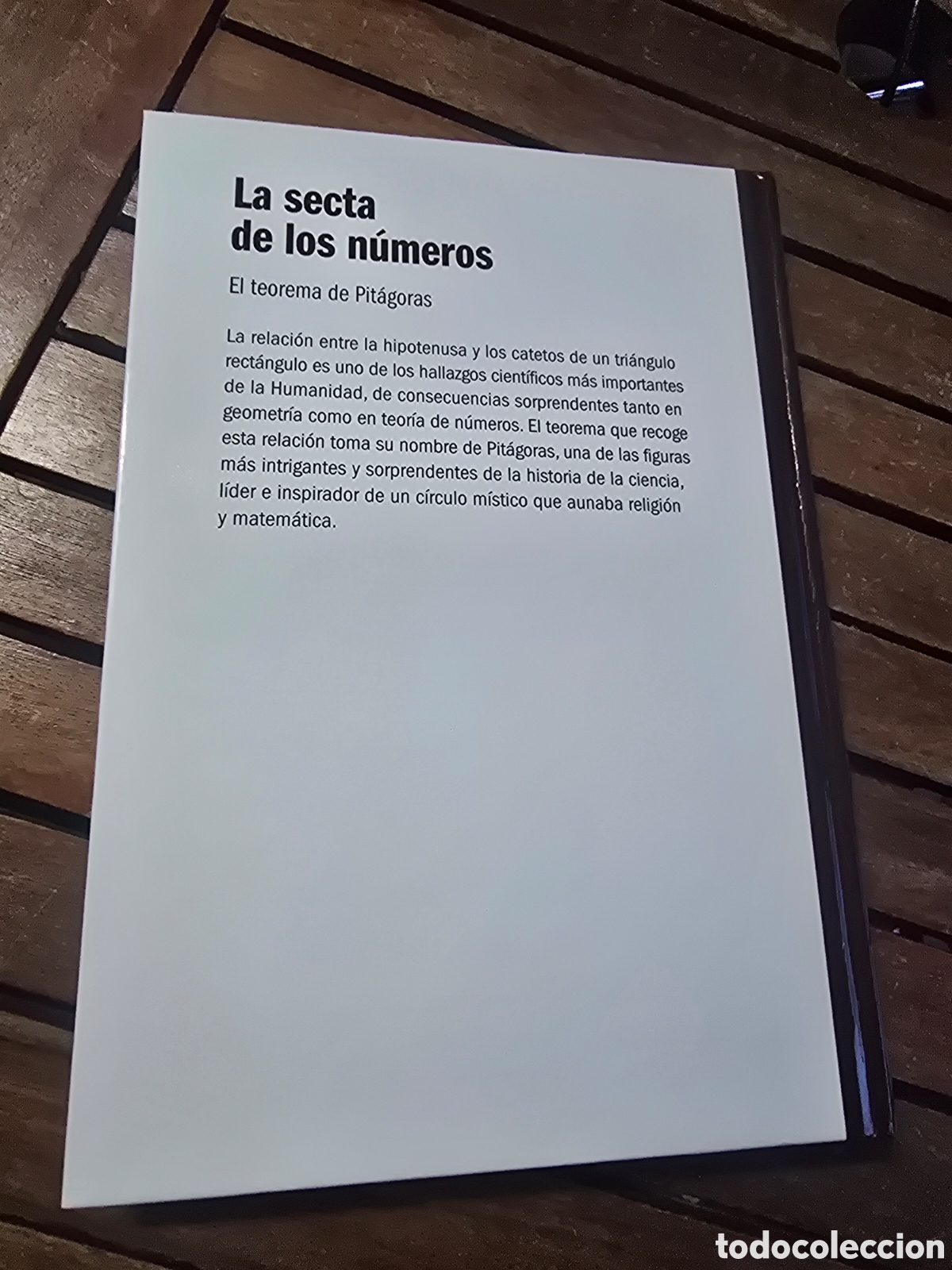 Libros de segunda mano de ciencias: La secta de los n&uacute;meros El teorema de Pitagoras Claudi Alsina RBA 2012 - Foto 2