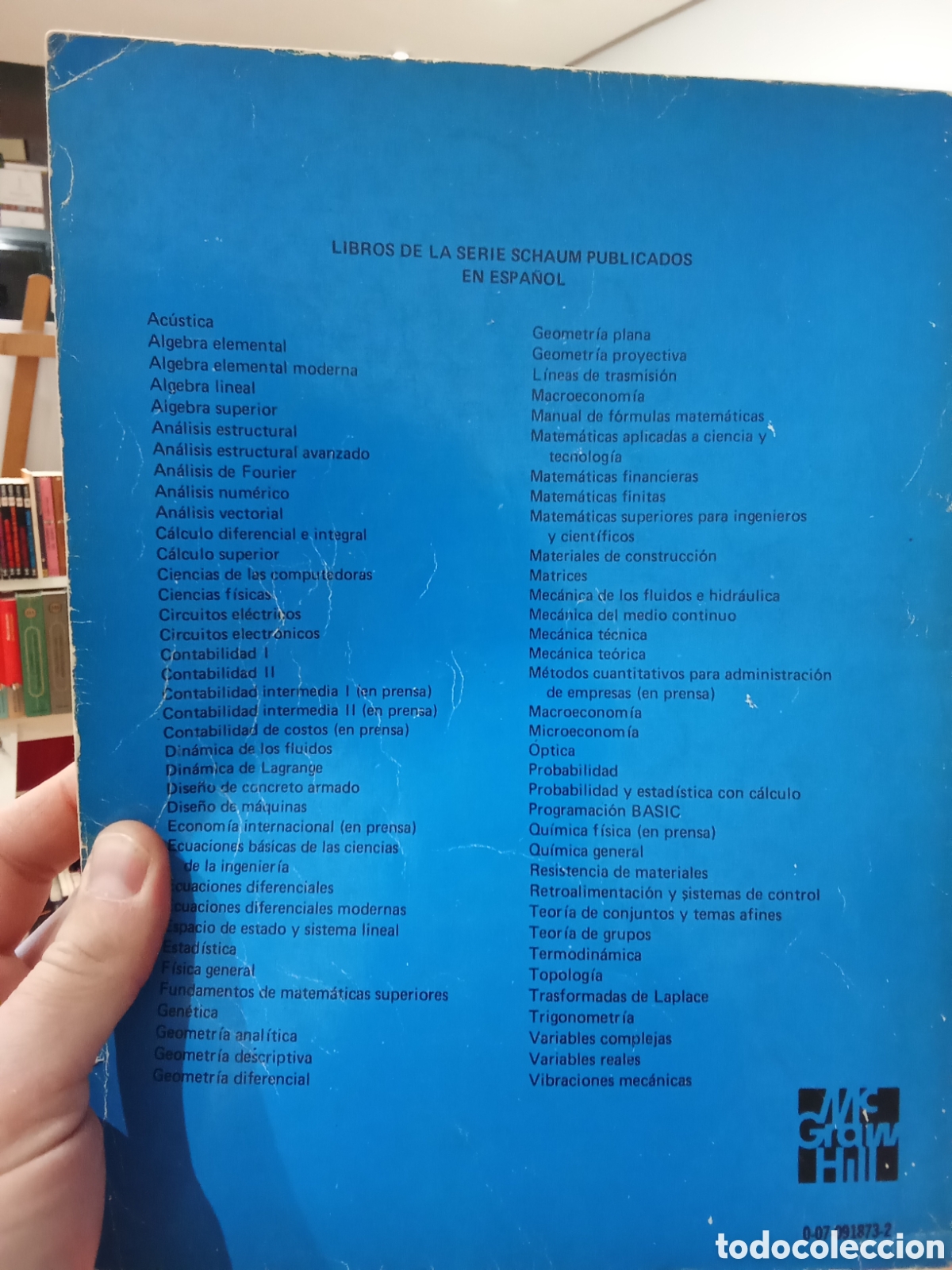 Libros de segunda mano de ciencias: Manual de f&oacute;rmulas y tablas matem&aacute;ticas - Murray R. Spiegel - Schaum y McGraw - Foto 2