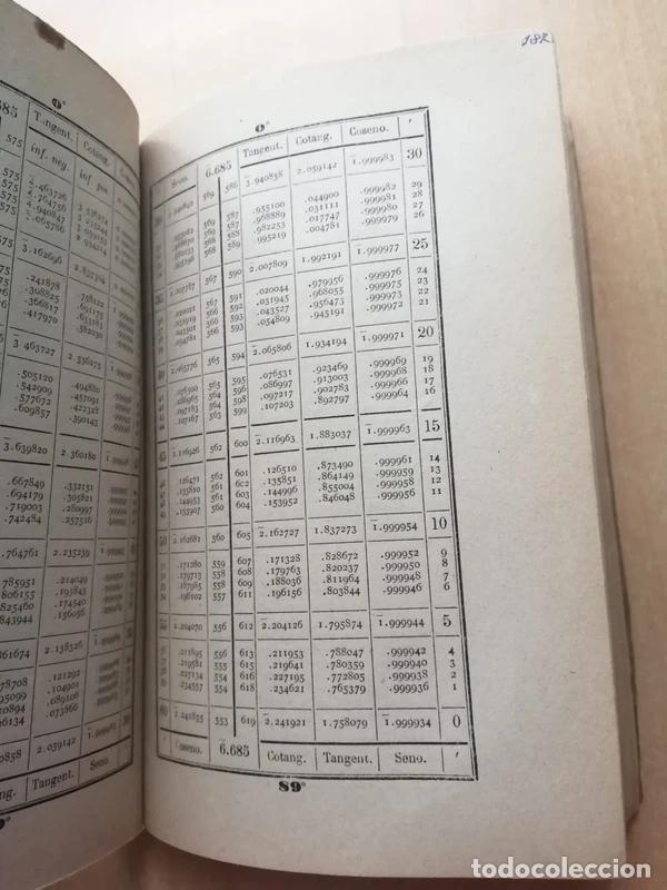 Libros de segunda mano de ciencias: TABLAS DE LOS LOGARITMOS VULGARES D. Vicente Vazquez Queipo - Foto 5