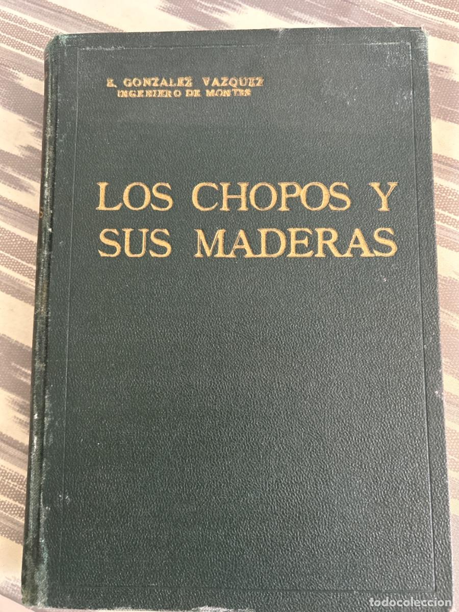Libros de segunda mano: LOS CHOPOS Y SUS MADERAS, EZEQUIEL GONZALEZ VAZQUEZ - Foto 1