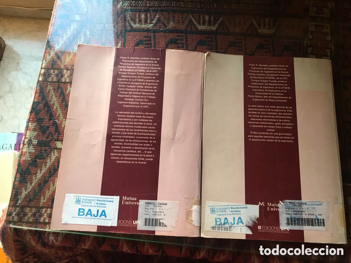 Libros de segunda mano de ciencias: Ergonom&iacute;a. 1. Fundamentos. 2. Confort y estr&eacute;s t&eacute;rmico. - Foto 3