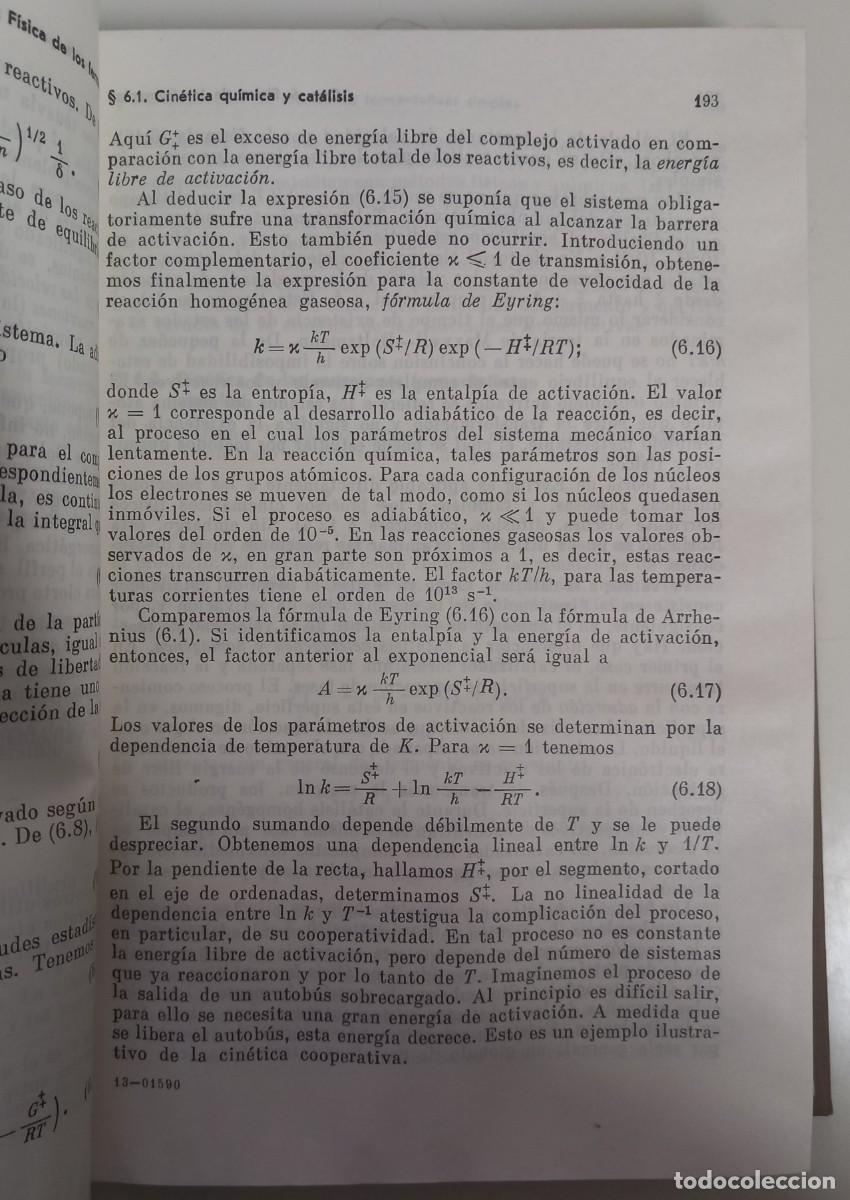 Libros de segunda mano de ciencias: Biof&iacute;sica, de M.V. Volkenshtein - Foto 3