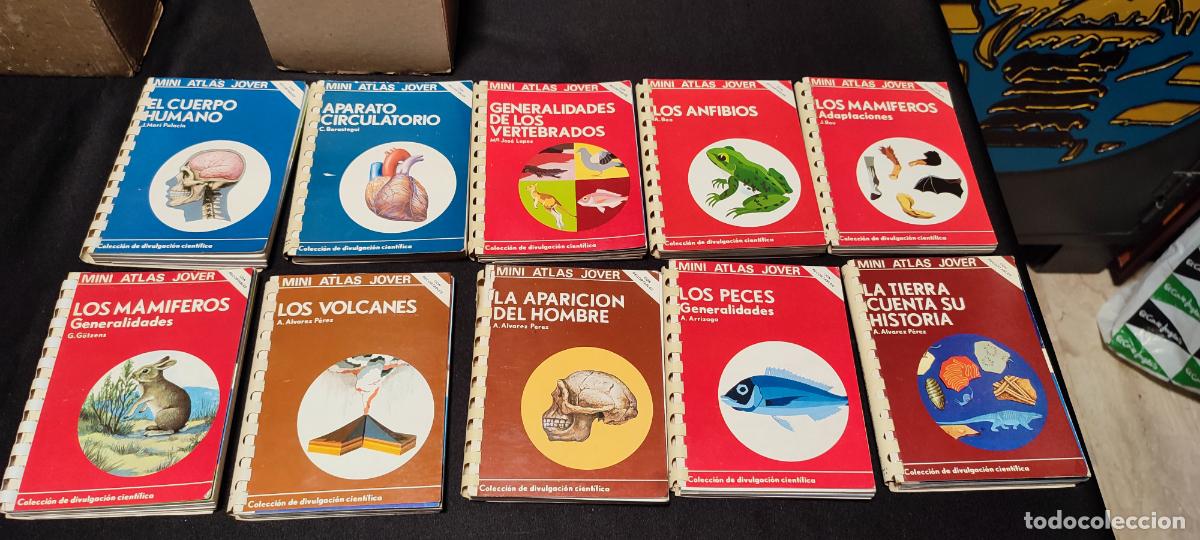 Libros de segunda mano: Mini atlas tematicos Jover 1-10 en su embalaje original - Foto 2