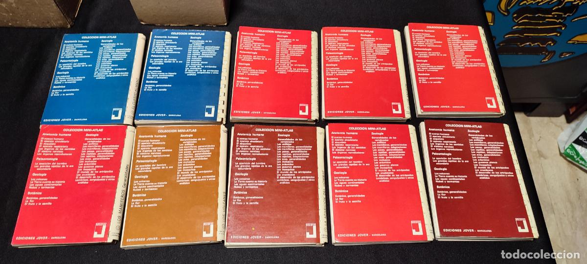 Libros de segunda mano: Mini atlas tematicos Jover 1-10 en su embalaje original - Foto 4