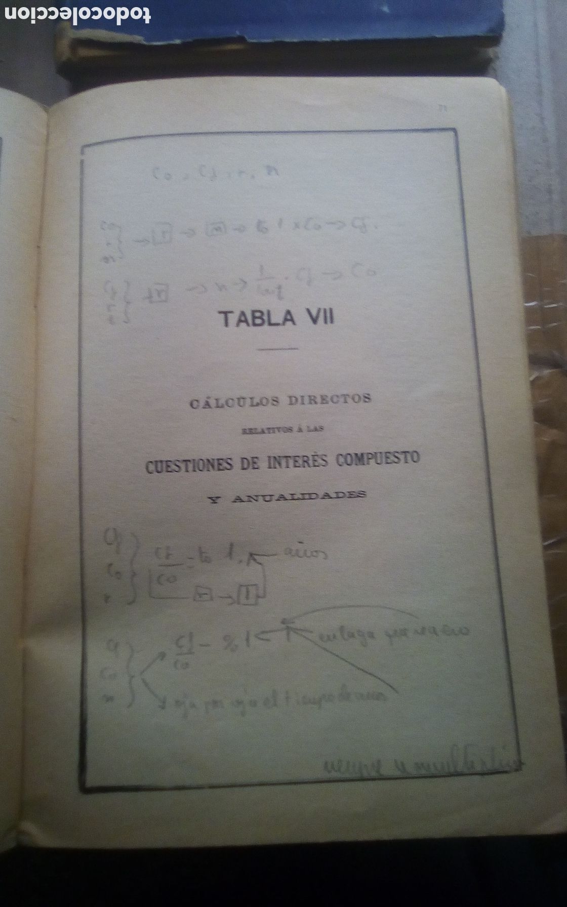 Libros de segunda mano de ciencias: Tablas de logaritmos. Trigonom&eacute;tricas y de c&aacute;lculo de intereses. Por Eusebio S&aacute;nchez Ramos. 1965. - Foto 11