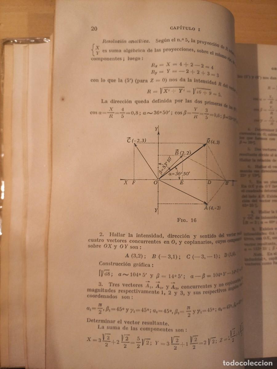 Libros de segunda mano de ciencias: ISIDORO RUBIO SANJU&Aacute;N. Mec&aacute;nica general. 1945 - Foto 7