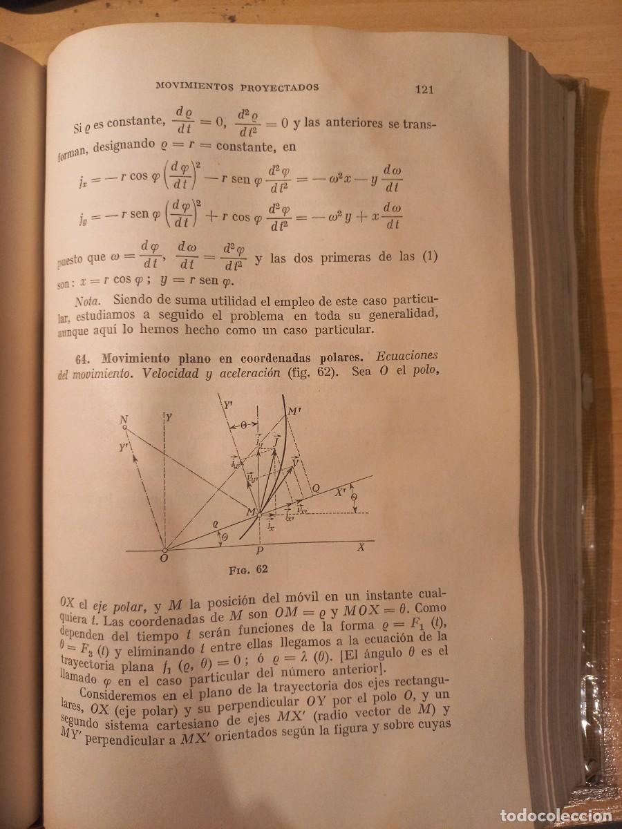 Libros de segunda mano de ciencias: ISIDORO RUBIO SANJU&Aacute;N. Mec&aacute;nica general. 1945 - Foto 9