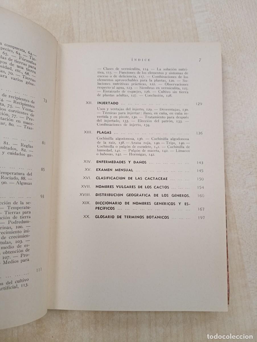 Libros de segunda mano: CULTIVO DE CACTOS- MARSDEN, C. - ED. GARRIGA - Foto 6