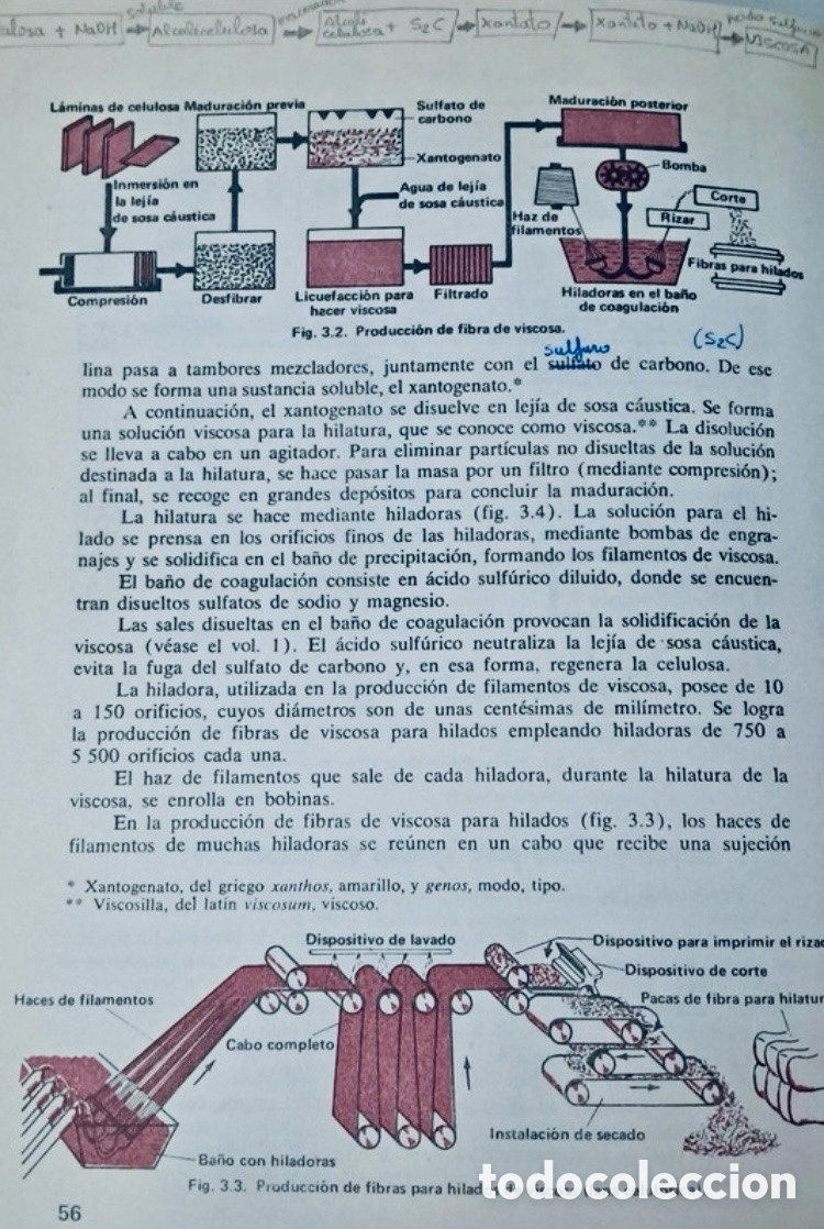 Libros de segunda mano de ciencias: Tecnolog&iacute;a Textil B&aacute;sica. 3 vol&uacute;menes. - Foto 6