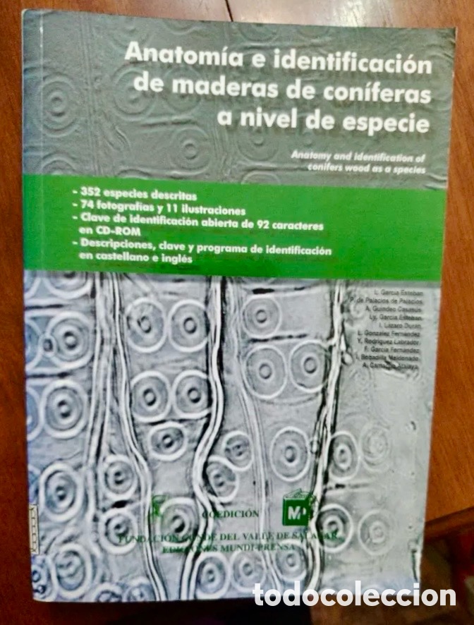 Libros de segunda mano: Anatom&iacute;a e identificaci&oacute;n de maderas de con&iacute;feras a nivel de especie - Foto 1