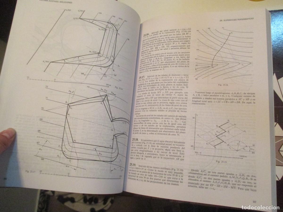 Libros de segunda mano de ciencias: F. IZQUIERDO ASENSI Ejercicios de geometr&iacute;a descriptiva ( 2 tomos) W38145 - Foto 3