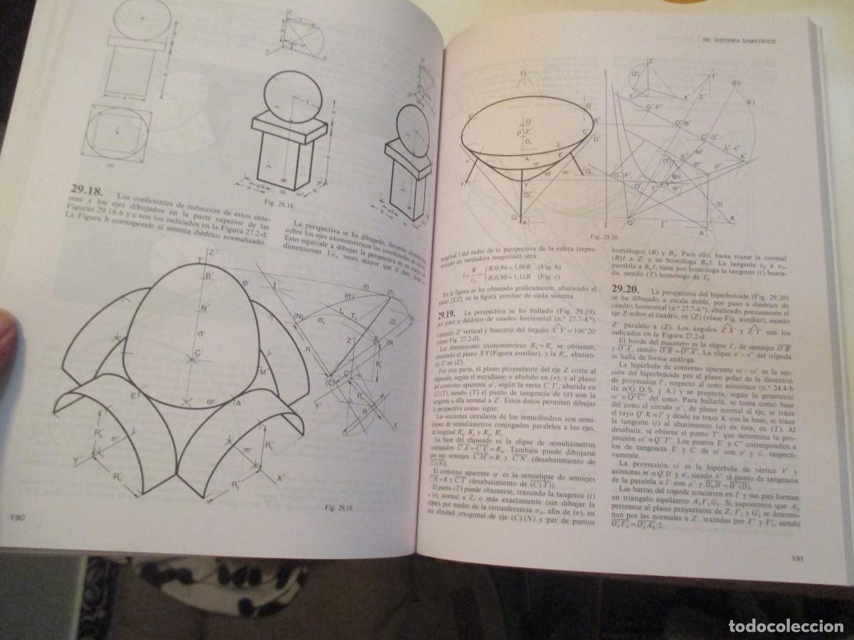 Libros de segunda mano de ciencias: F. IZQUIERDO ASENSI Ejercicios de geometr&iacute;a descriptiva ( 2 tomos) W38145 - Foto 4