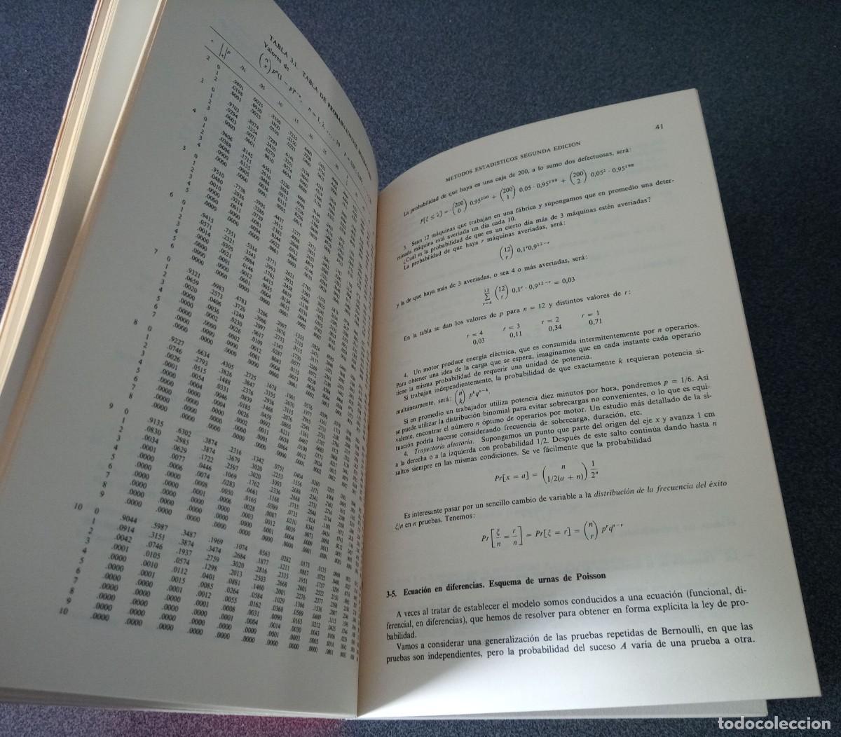 Libros de segunda mano de ciencias: Metodos Estadisticos Sixto Rios - Foto 12