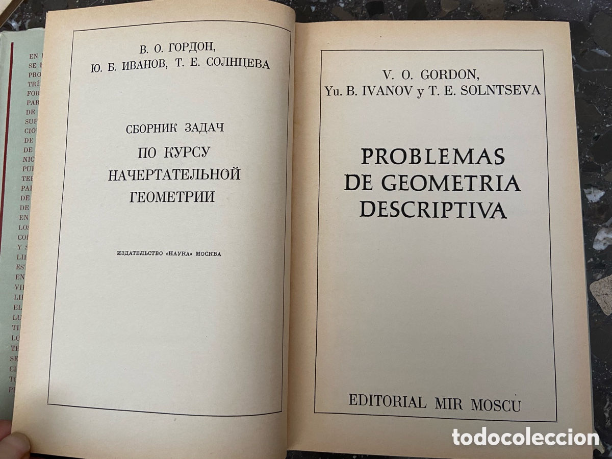Libros de segunda mano de ciencias: Libro Problemas de Geometr&iacute;a Descriptiva - Foto 2