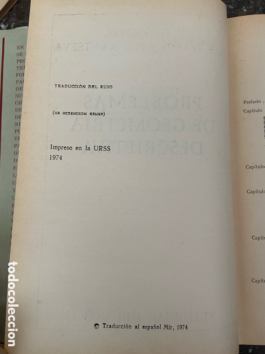 Libros de segunda mano de ciencias: Libro Problemas de Geometr&iacute;a Descriptiva - Foto 3
