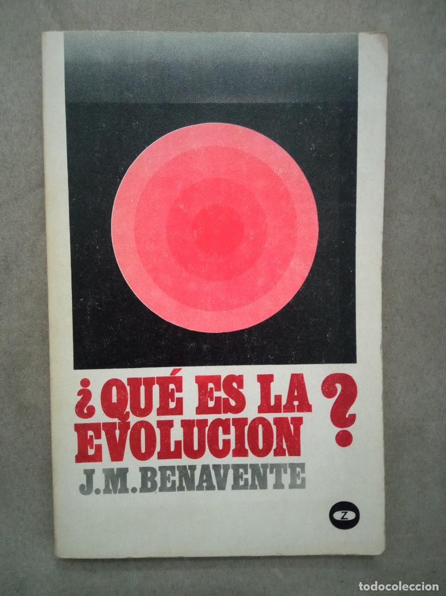 Libros de segunda mano: J. M. Benavente. &iquest;Qu&eacute; es la evoluci&oacute;n? - Foto 1