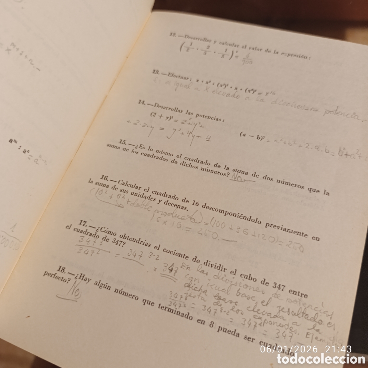 Libros de segunda mano de ciencias: &rdquo;Cuestiones y Problemas de Aritm&eacute;tica&rdquo;,&nbsp;Barreiro - Rubio - Foto 3