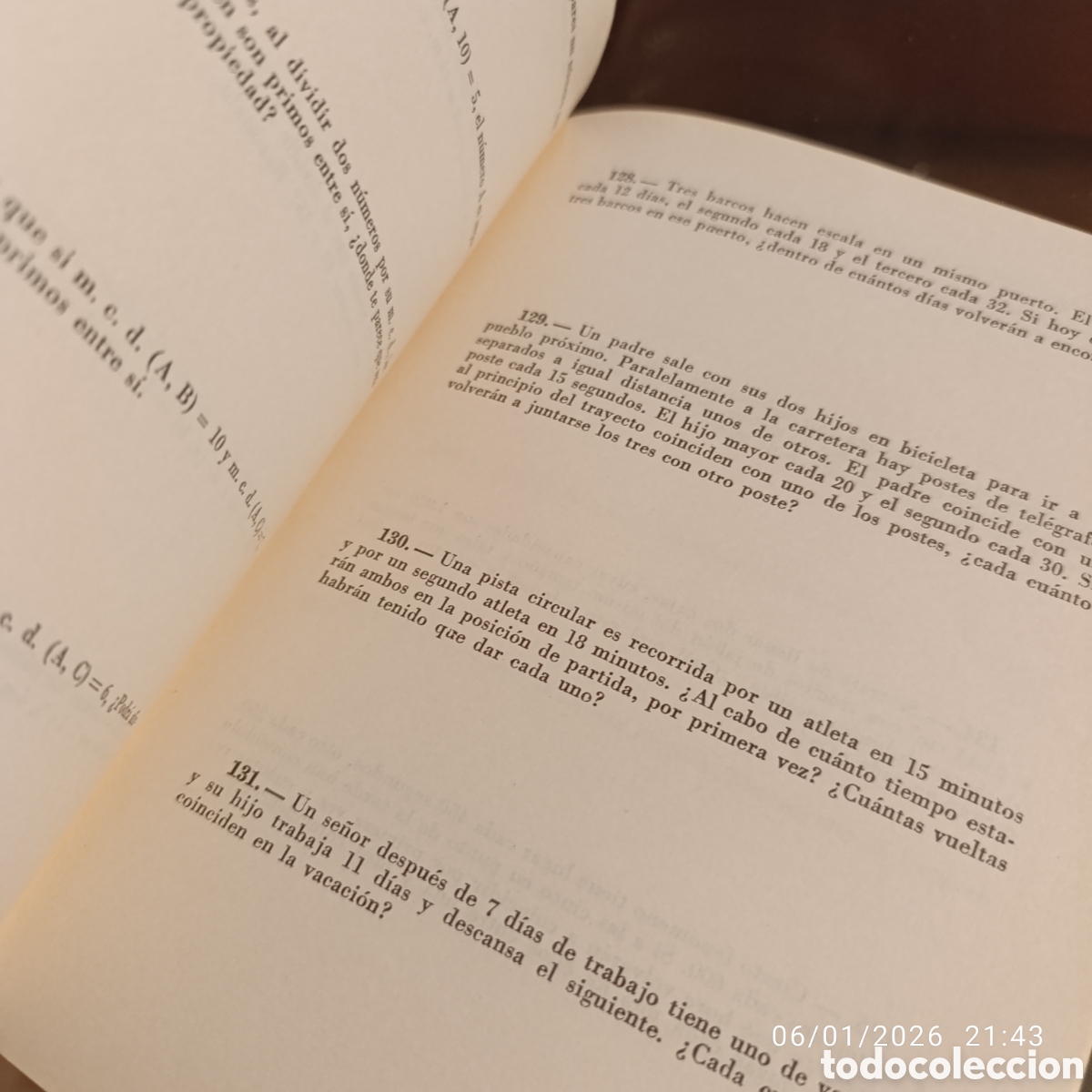 Libros de segunda mano de ciencias: &rdquo;Cuestiones y Problemas de Aritm&eacute;tica&rdquo;,&nbsp;Barreiro - Rubio - Foto 4