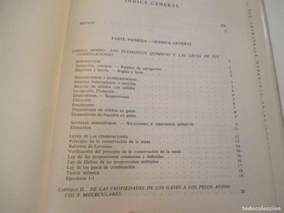 Libros de segunda mano de ciencias: GIUSEPPE BRUNI Qu&iacute;mica general W38181 - Foto 3