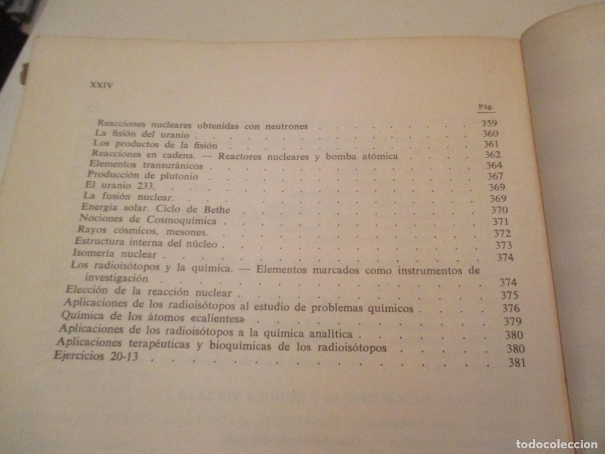 Libros de segunda mano de ciencias: GIUSEPPE BRUNI Qu&iacute;mica general W38181 - Foto 10