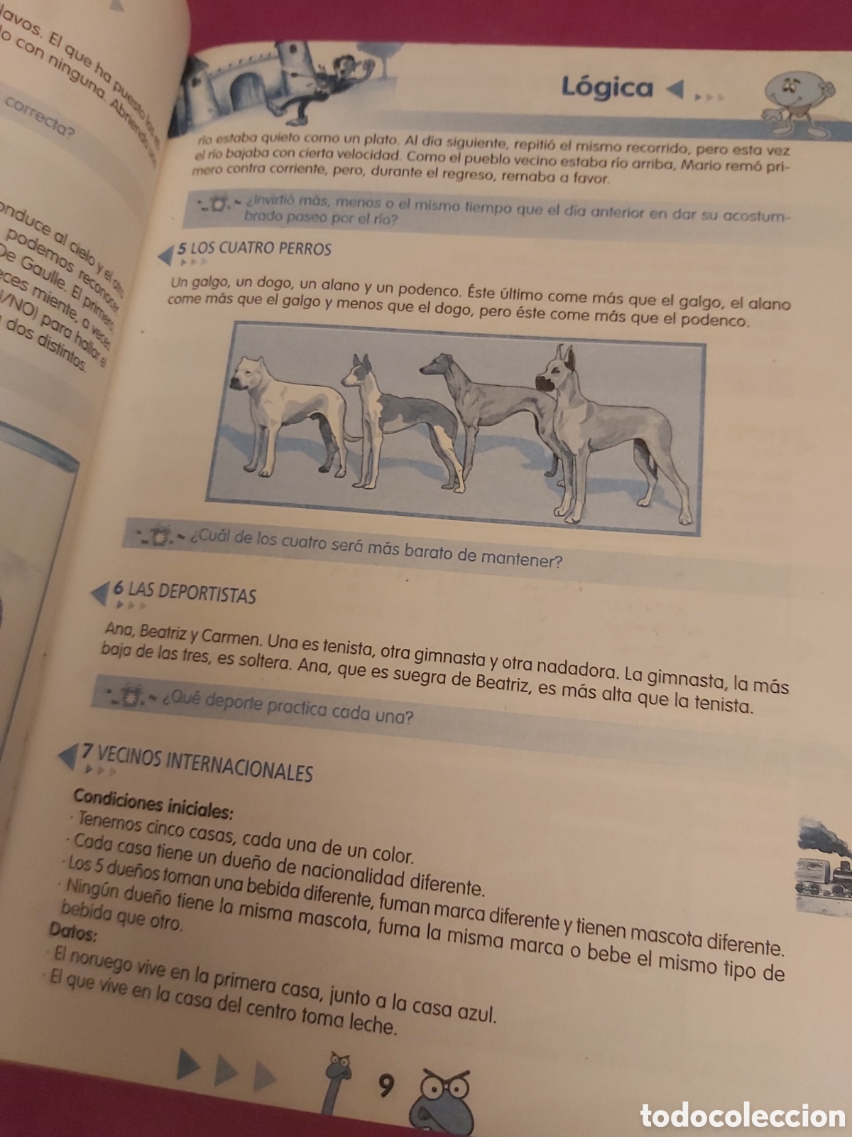 Libros de segunda mano de ciencias: 1000 PASATIEMPOS DE L&Oacute;GICA Y JUEGOS DE INTELIGENCIA SERVILIBRO - Foto 6