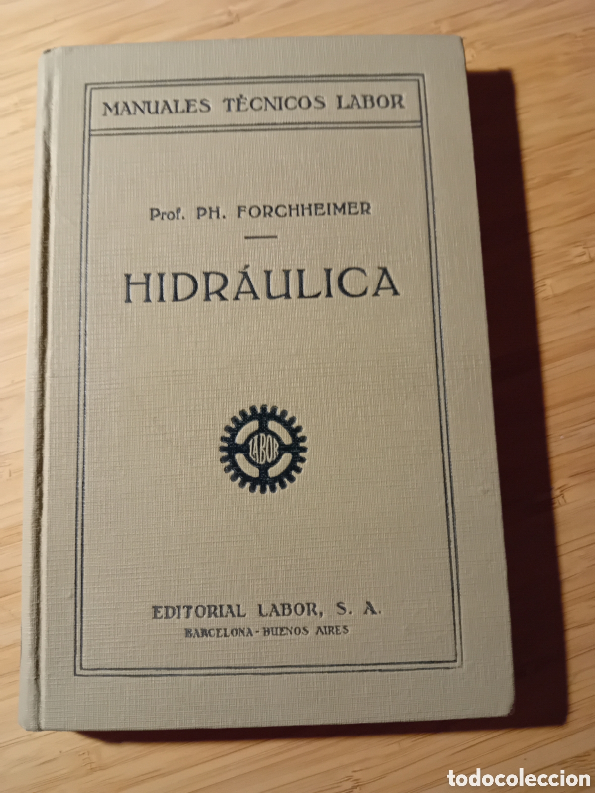 Libros de segunda mano de ciencias: Hidr&aacute;ulica - PH. Forchheimer (Labor 1926) - Foto 1