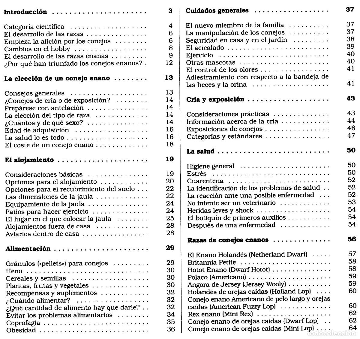 Libros de segunda mano: MANUAL PRACTICO DEL CONEJO ENANO. CRIA. CUIDADOS. RAZAS. - Foto 5