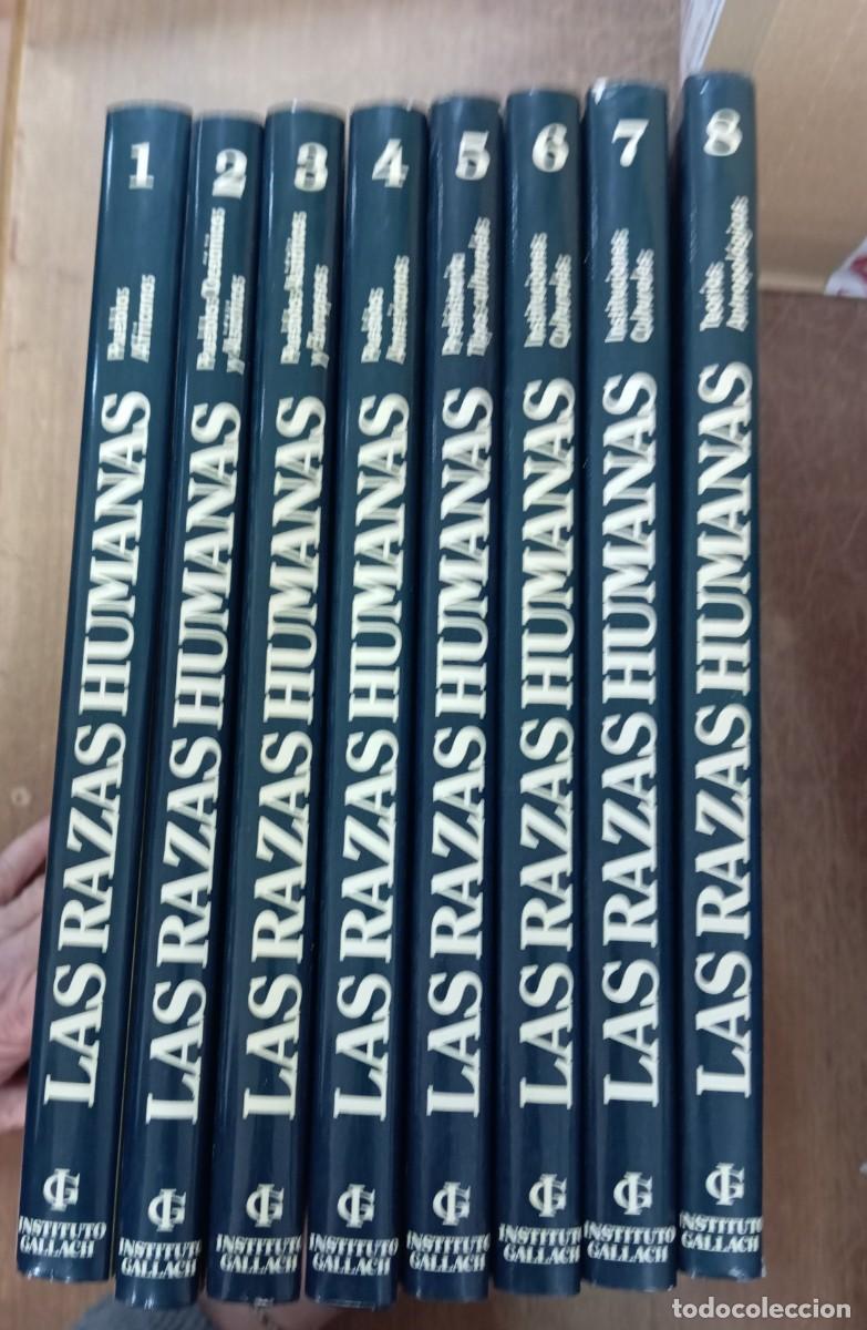 Libros de segunda mano: LAS RAZAS HUMANAS GALLACH-OCEANO,1995, 8 TOMOS - Foto 1
