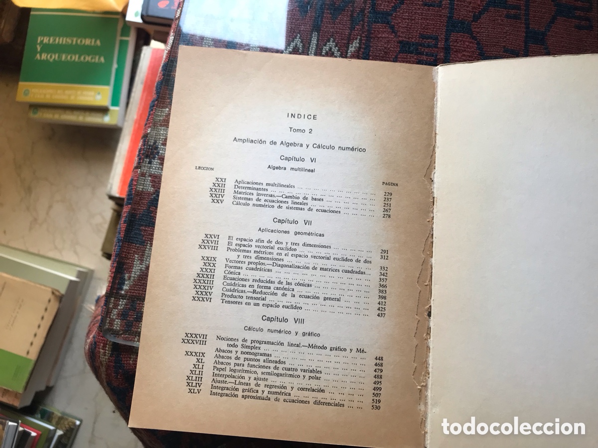 Libros de segunda mano de ciencias: &Aacute;lgebra lineal II tomo. Luis Thomas Ara. M&ordf;. E. R&iacute;os - Foto 4