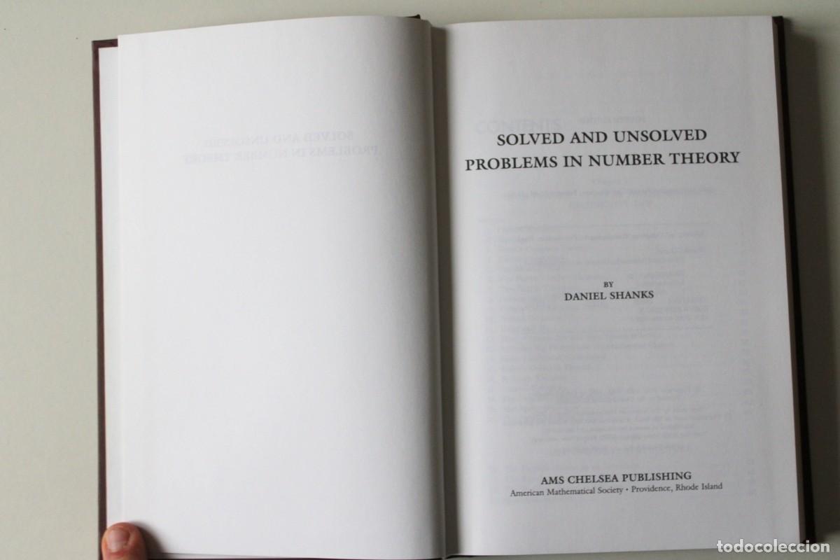 Libros de segunda mano de ciencias: Daniel Shanks - Solved and unsolved problems in number theory - Ams Chelsea Publishing - Foto 1