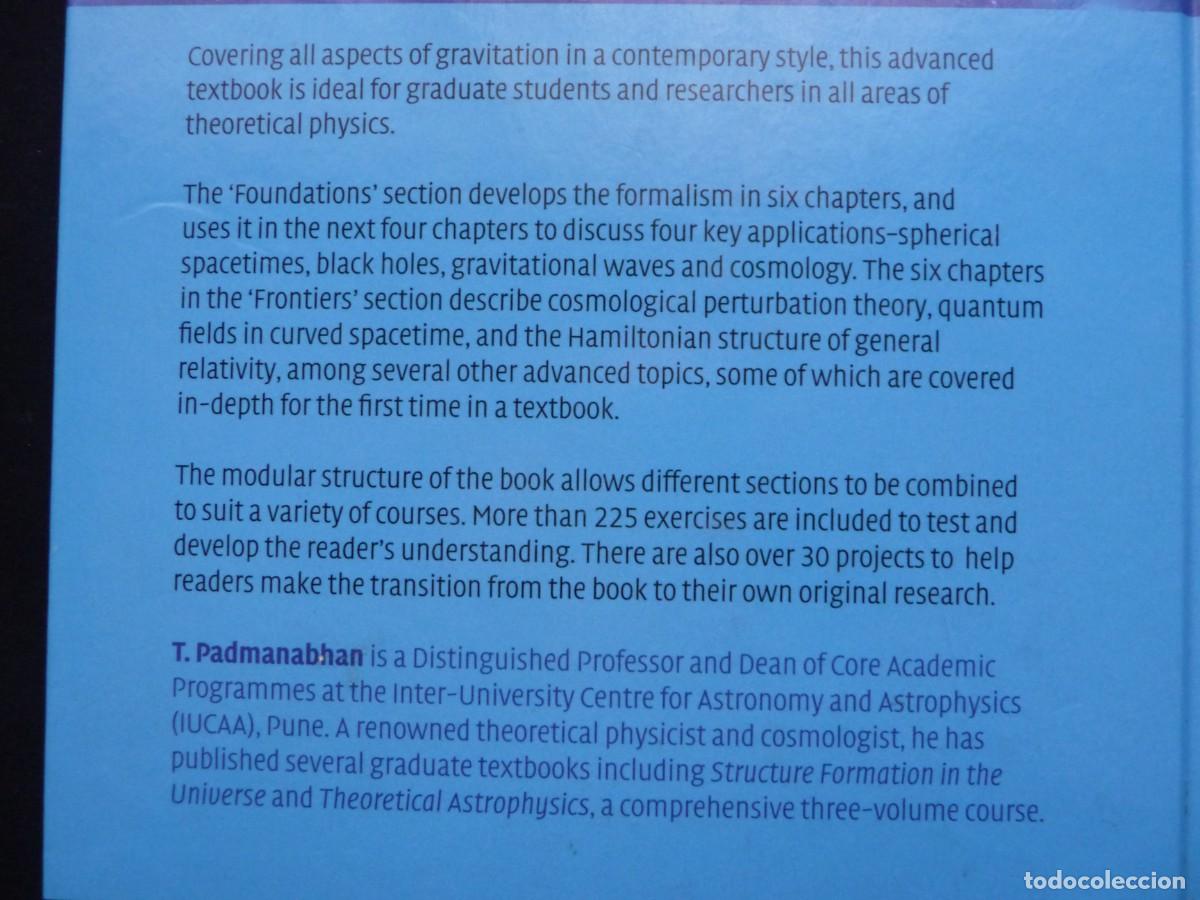 Libros de segunda mano de ciencias: GRAVITATION . FOUNDATIONS AND FRONTIERS. - Foto 6