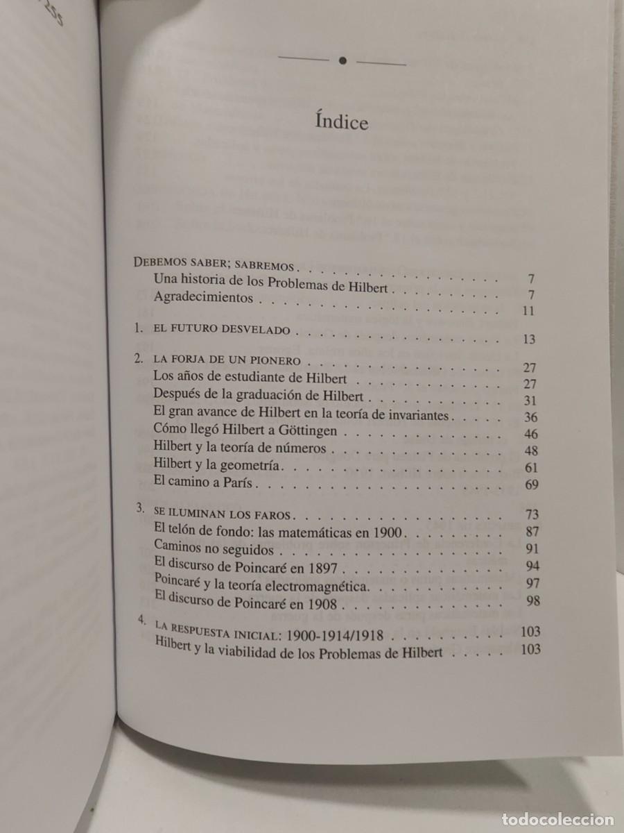 Libros de segunda mano de ciencias: EL RETO DE HILBERT - JEREMY J. GRAY - Foto 10