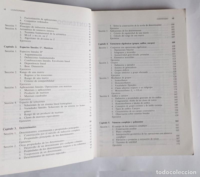 Libros de segunda mano de ciencias: INTRODUCCION AL ALGEBRA - A. I. KOSTRIKIN - EDITORIAL McGRAW-HILL. 1992 - Foto 4