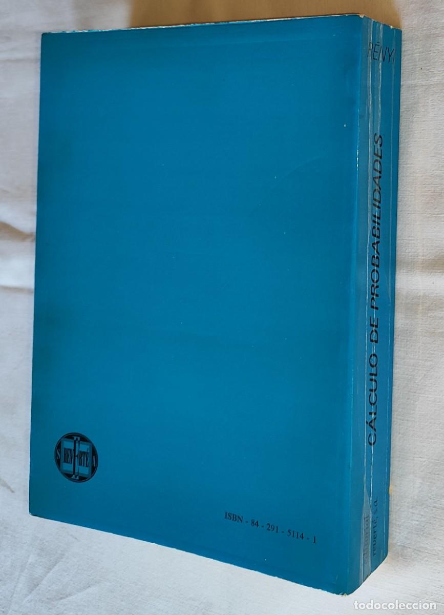 Libros de segunda mano de ciencias: A. R&Eacute;NYI .- C&Aacute;LCULO DE PROBABILIDADES. - Foto 2