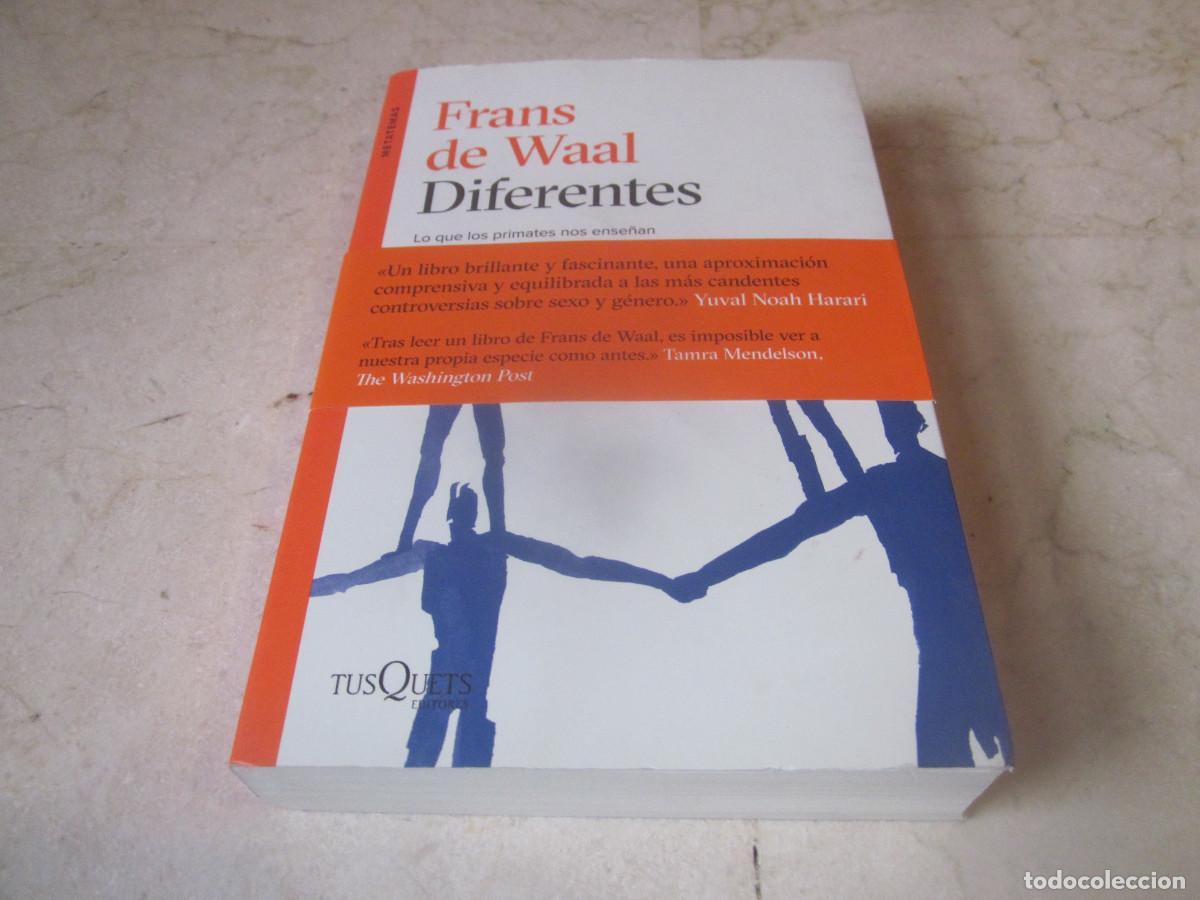 Libros de segunda mano: FRANS DE WALL - DIFERENTES - TUSQUETS 2022 - Foto 1