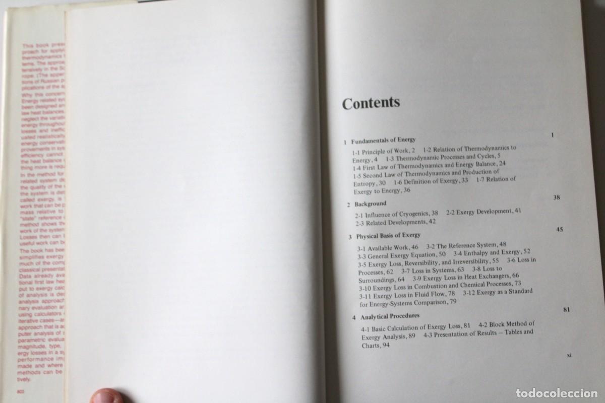 Libros de segunda mano de ciencias: John E. Ahern - The exergy method of energy systems analysis - Wiley Interscience - Foto 5
