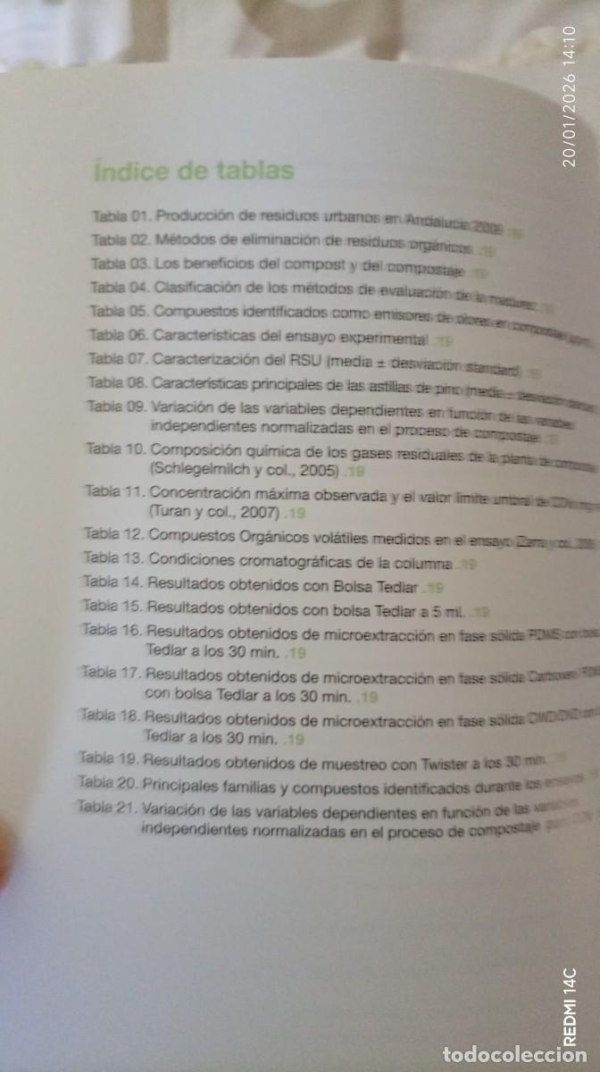 Libros de segunda mano de ciencias: Optimizaci&oacute;n de las variables implicadas en el proceso de compostaje de RSU Margarita Delgado Rodr&iacute;g - Foto 7