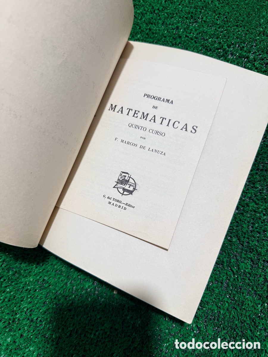 Libros de segunda mano de ciencias: SOLUCIONES RAZONADAS MATEM&Aacute;TICAS 5.&ordm; Curso de Bachillerato.-Plan 1957 - Foto 3