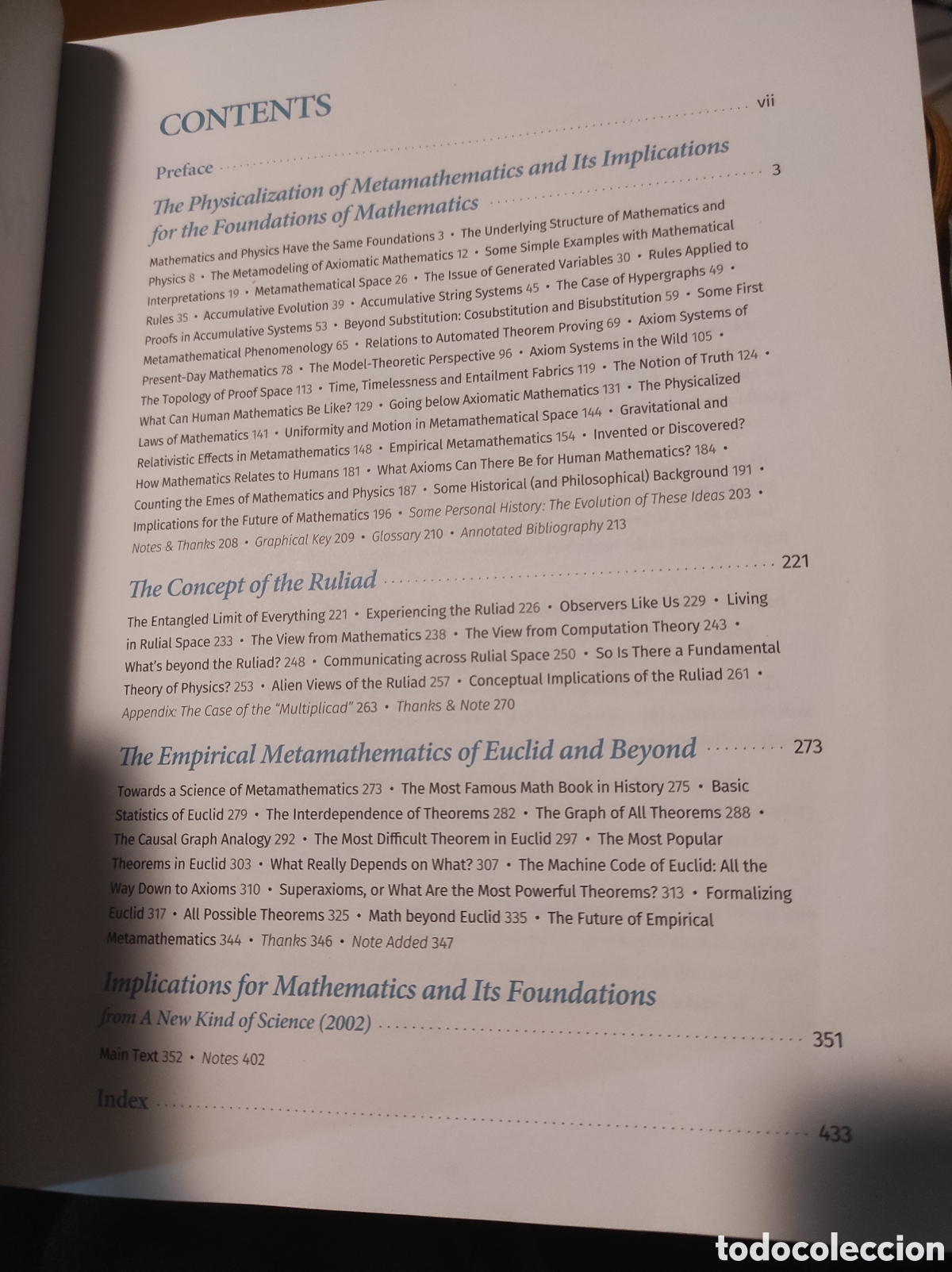 Libros de segunda mano de ciencias: Metamathematics: Foundations & Physicalization - Wolfram, Stephen - Foto 9