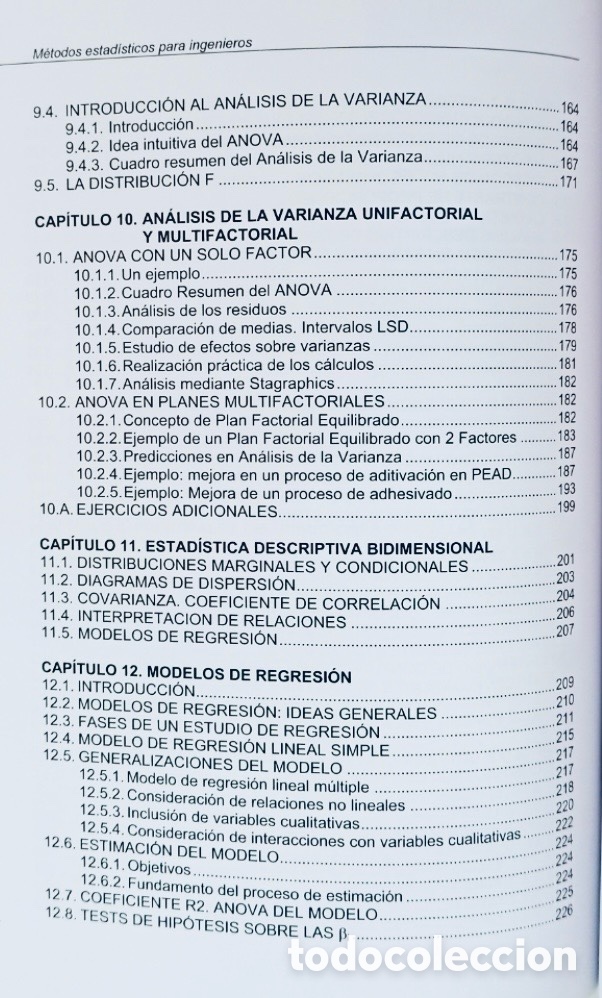 Libros de segunda mano de ciencias: M&eacute;todos estad&iacute;sticos para Ingenieros. - Foto 5