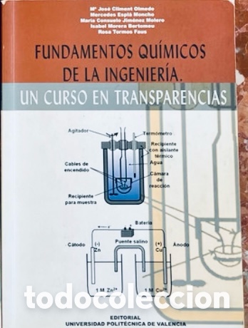 Libros de segunda mano de ciencias: FUNDAMENTOS QU&Iacute;MICOS DE LA INGENIER&Iacute;A. UN CURSO EN TRANSPARENCIAS. - Foto 1