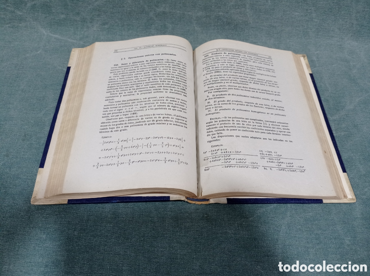 Libros de segunda mano de ciencias: ELEMENTOS DE AN&Aacute;LISIS ALGEBRAICO - JULIO REY PASTOR - 1949 - Foto 6